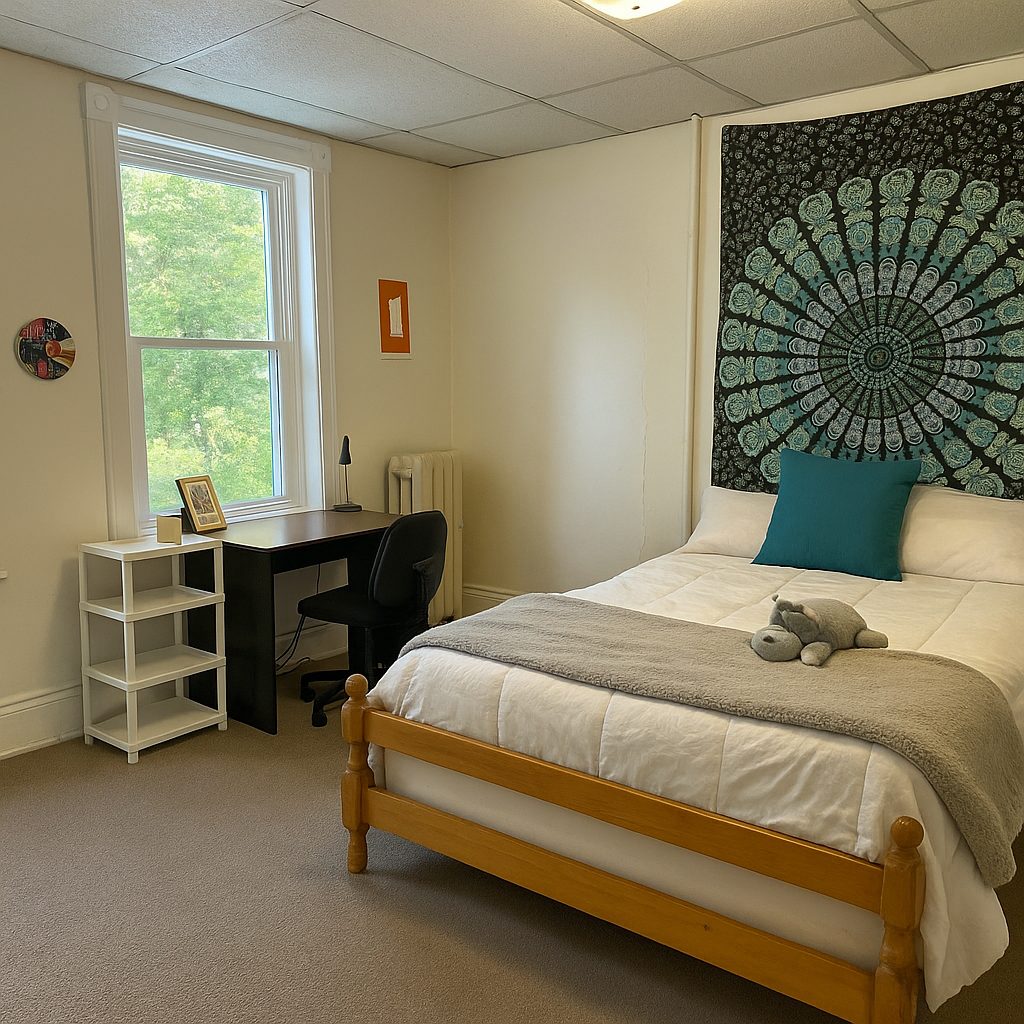 536 Montclair Ave backyard - Lehigh student housing South Bethlehem PA